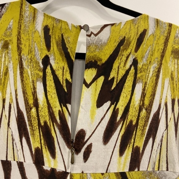 Anthropologie Animal Print Sarita Swing Dress By Leifsdottir Silk - Picture 6 of 12